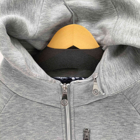 Muta MARINE バックロゴパッチ付 2WAY ボンディング ジップアップパーカー メンズ JPN:L